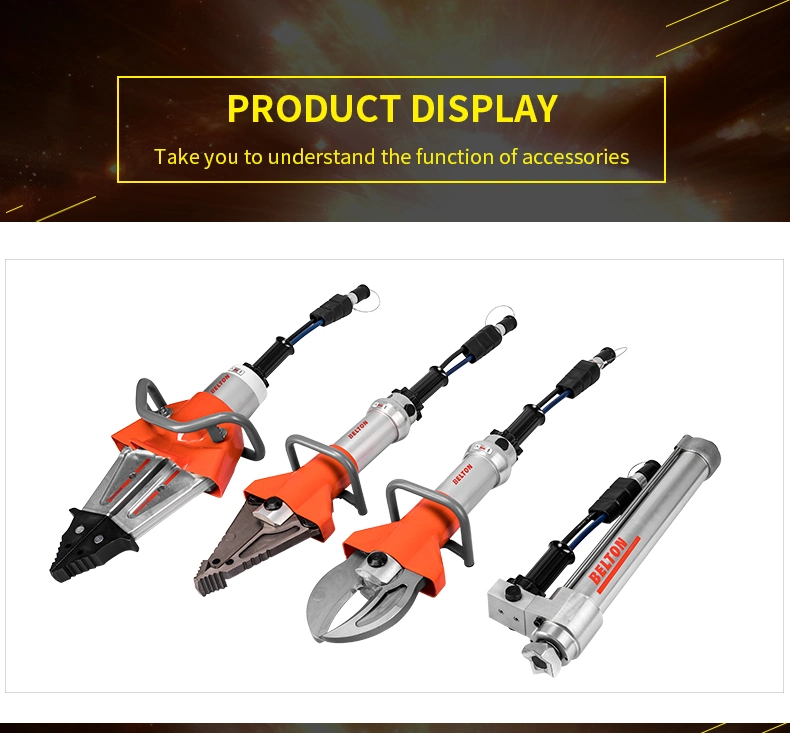 72 MPa Hydraulik-Schneider-Spreader Notfall-Rettungsinstrumente Rot Hydraulik-Kombinstrument 7