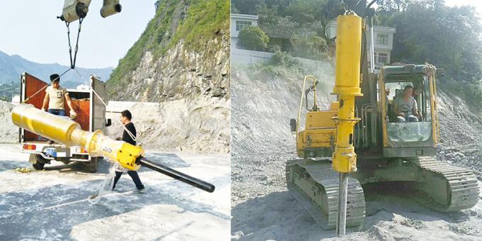 Großer hydraulischer Felsen-Teiler für 76mm/89mm/110mm/120mm Loch-Durchmesser 1