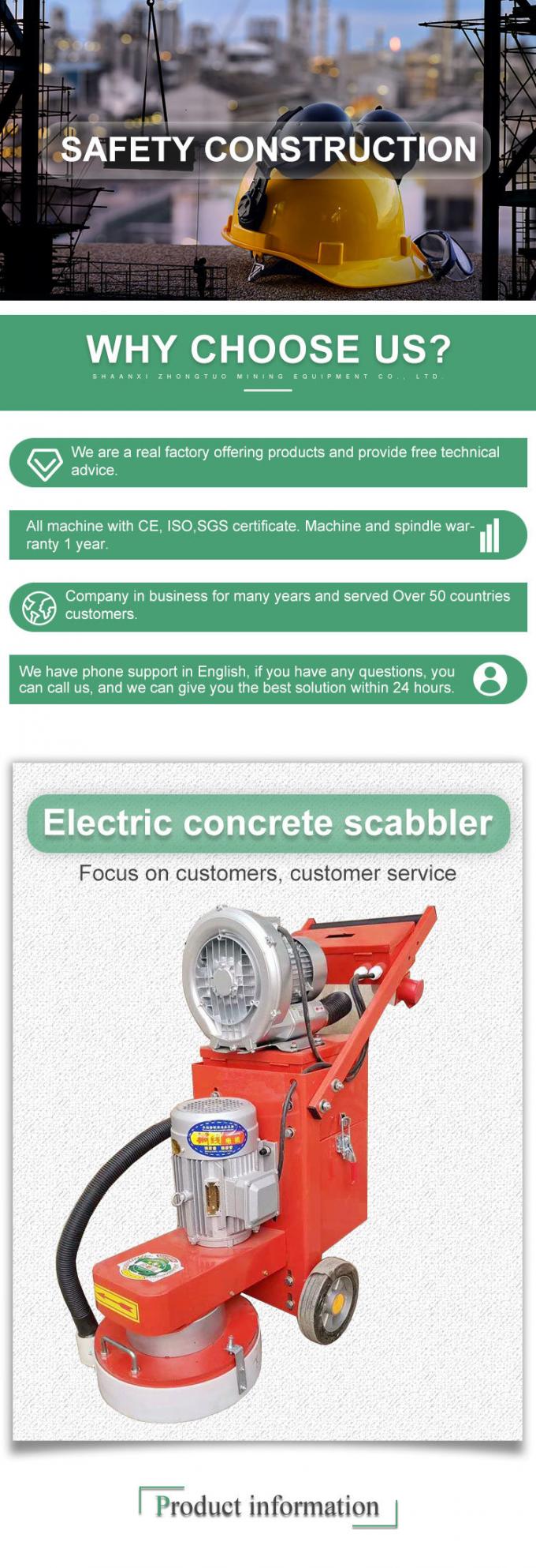 Boden-Schleifer Concrete Polish Machine mit Staub-Staubsauger 0